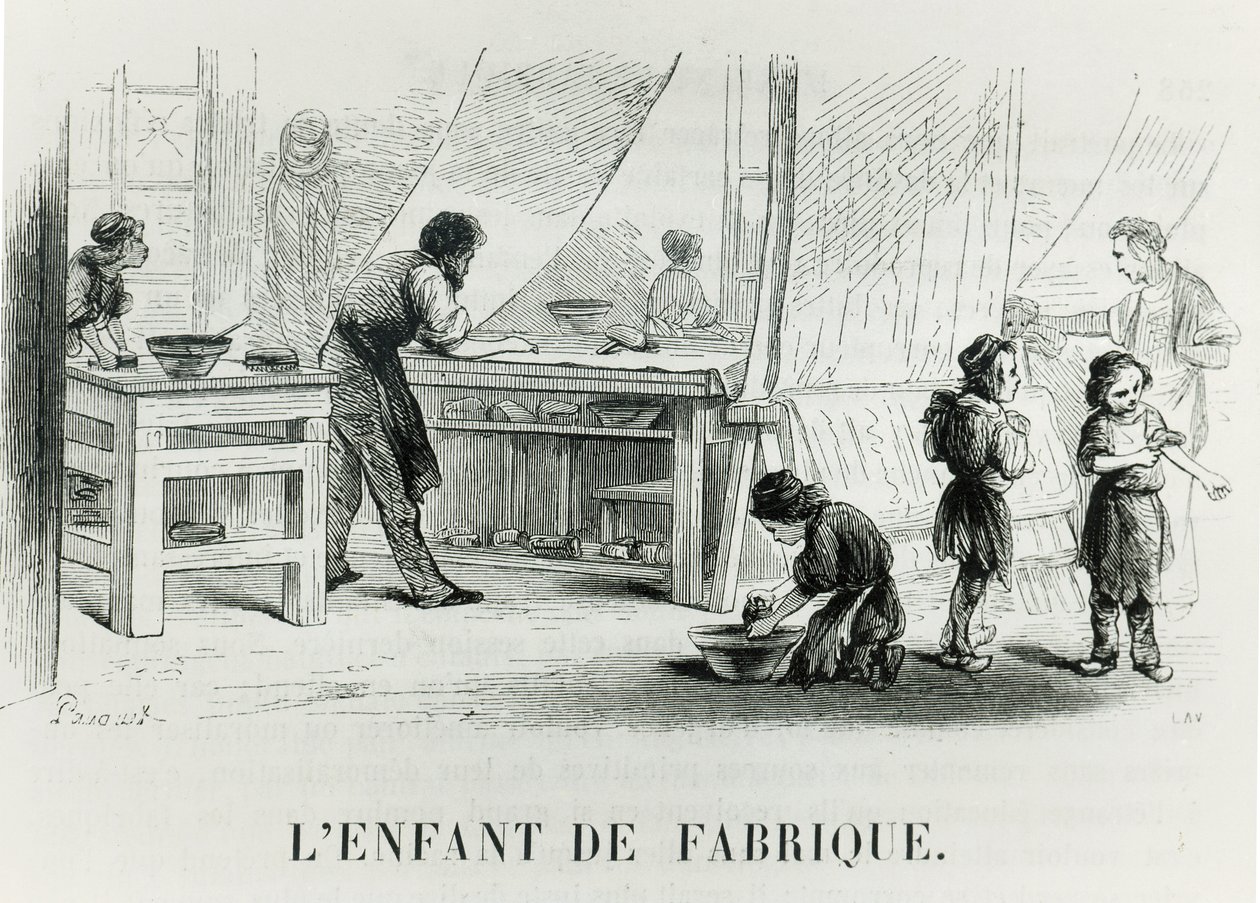 Tehtaan lapsi, n. 1842 tekijältä French School