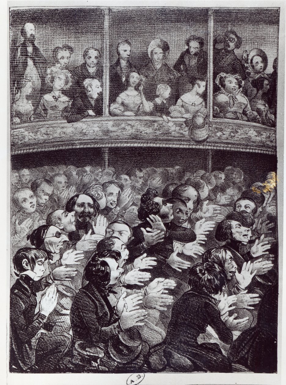 Klakki toiminnassa, n. 1830-40 tekijältä French School