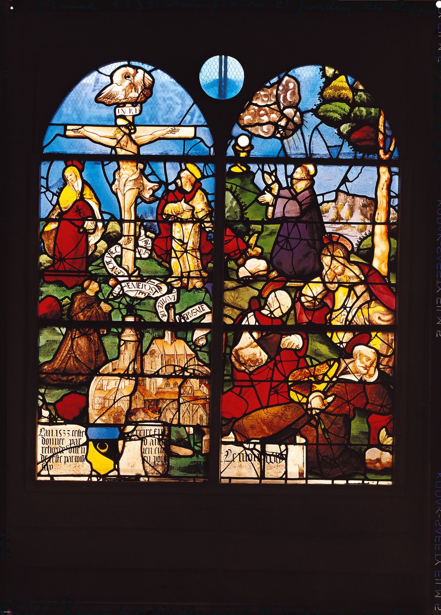 Ristiinnaulitseminen ja Öljymäki, 1533 tekijältä French School