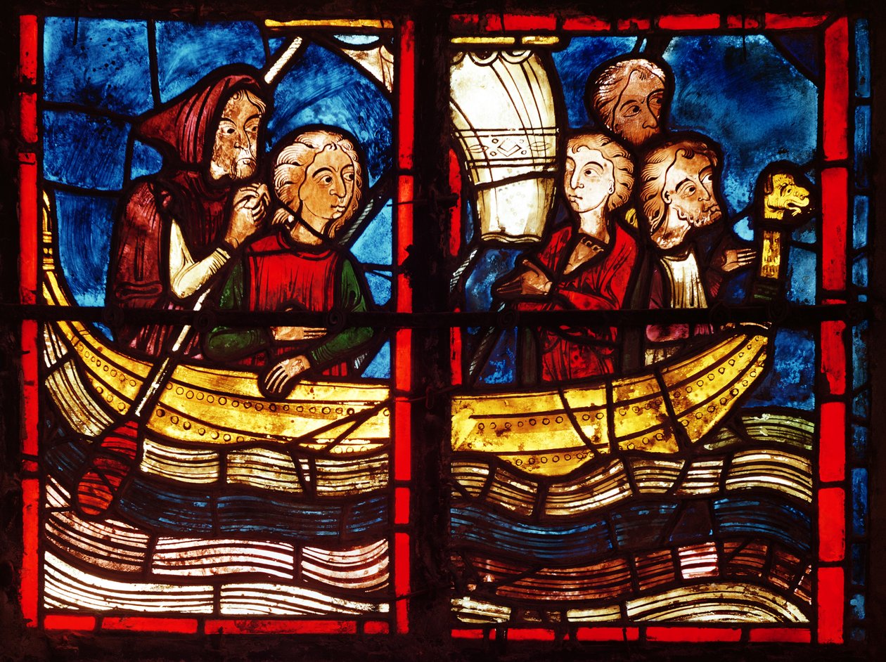 Lähtö Jerusalemiin, Egyptin Pyhän Marian tarinasta Chapelle de la Sainte-Croixissa tekijältä French School