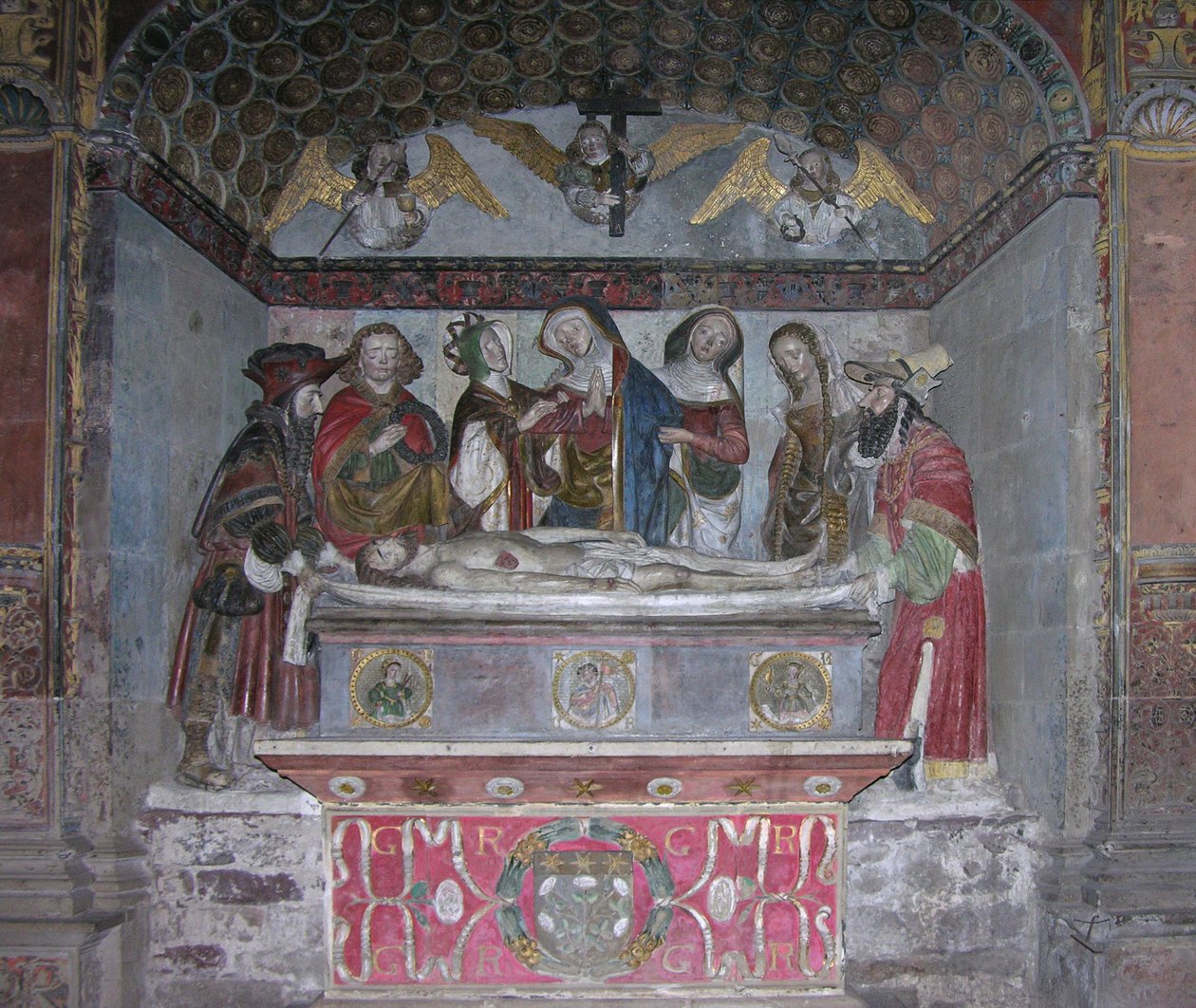 The Tombment, n. 1523 (maalattu kivi) tekijältä French School