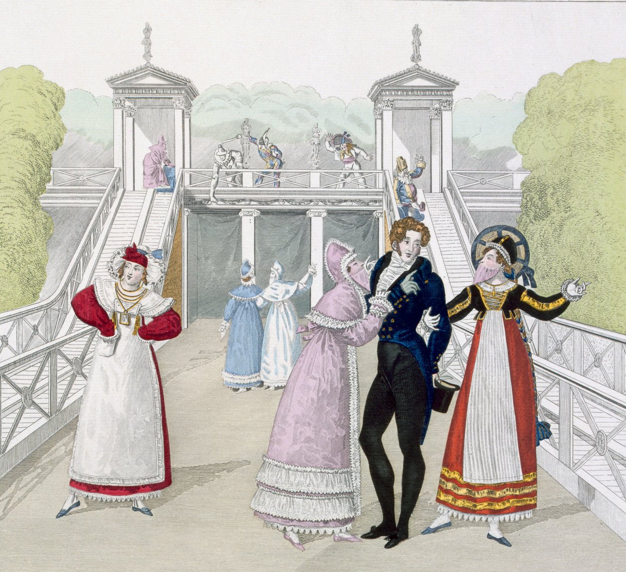 Fairground Slide Salle de lOdeonissa, levy 101 Le Bon Genrestä, 1800-luvun alku tekijältä French School