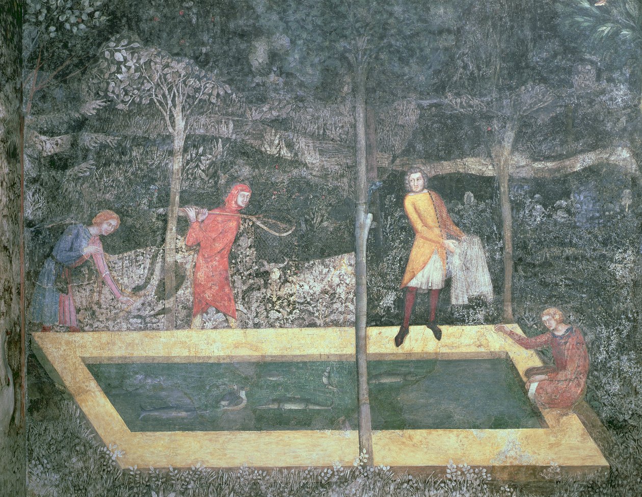 Kalalampi, polttarihuoneesta, 1343 tekijältä French School