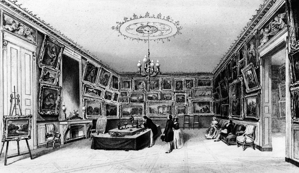 Galerie Durand-Ruel, 103, rue des Petits-Champs, Pariisi, 1800-luvun toinen puoli tekijältä French School