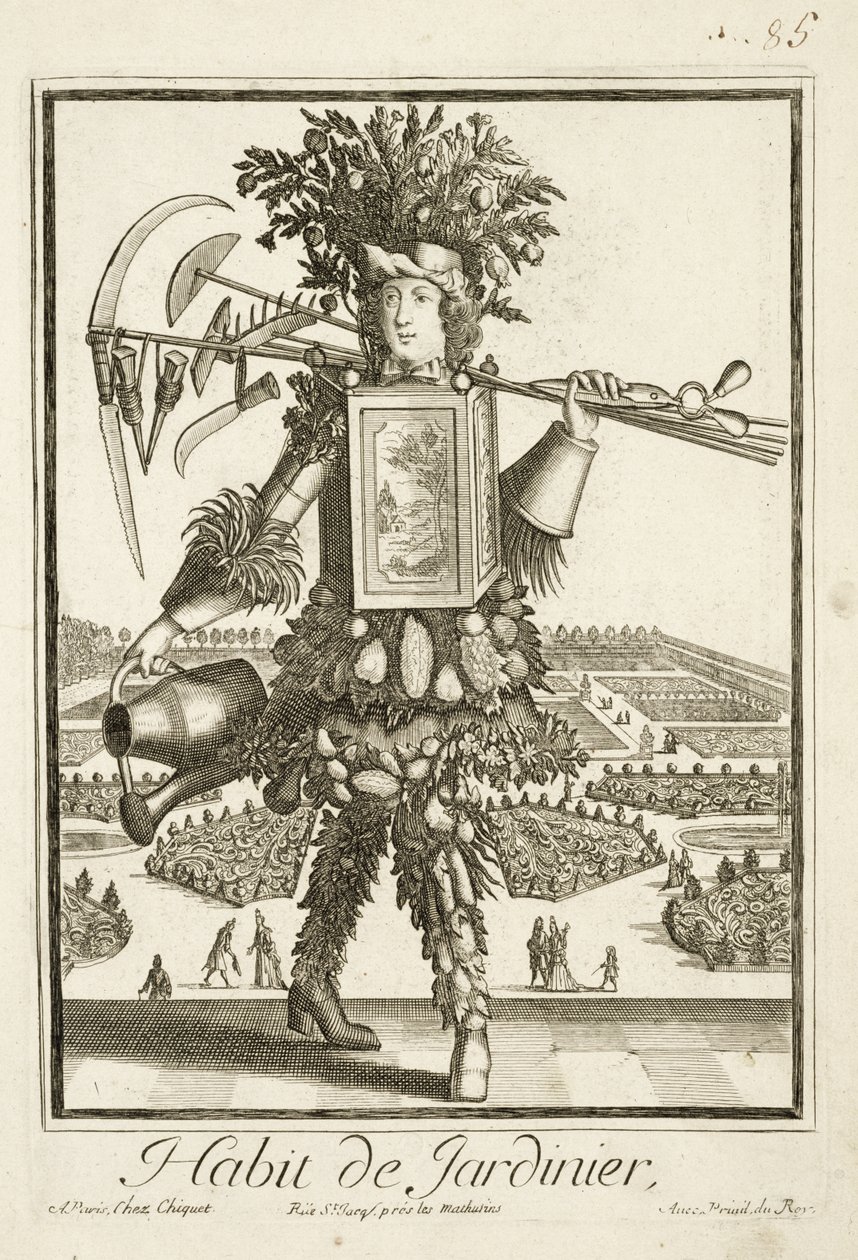 The Gardeners Costume, kuvitus Denis Diderot