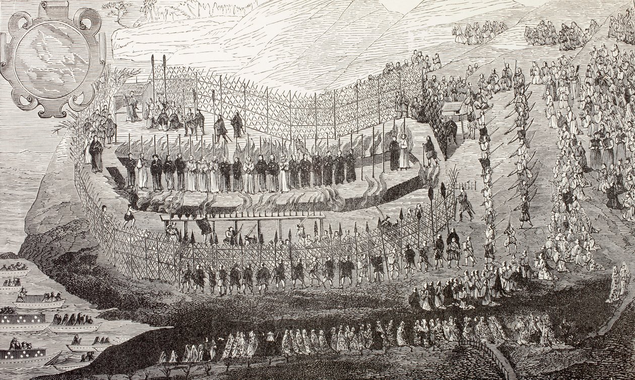Nagasakin suuri marttyyrikuolema, 1622, Paul Lacroix