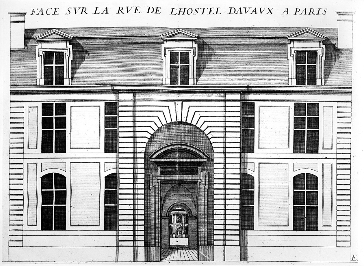 Hotel dAvaux, rue du Temple, Pariisi tekijältä French School