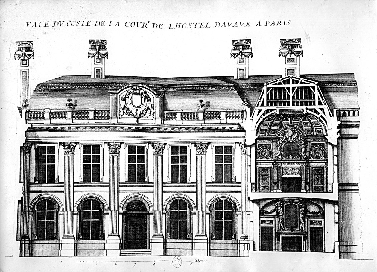Hotel dAvaux, rue du Temple, Pariisi tekijältä French School