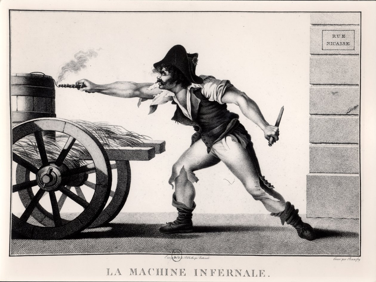 The Infernal Machine, rue Saint-Nicaise, Pariisi, 24. joulukuuta 1800 tekijältä French School