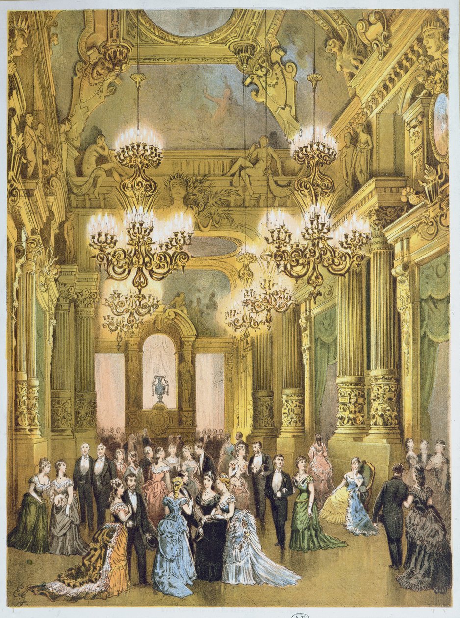 Intervalli Opera Garnierissa. noin 1875 tekijältä French School