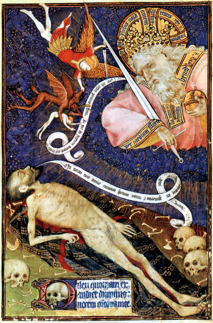 Viimeinen tuomio, kuva Les Grandes Heures de Rohanista, 1430 tekijältä French School