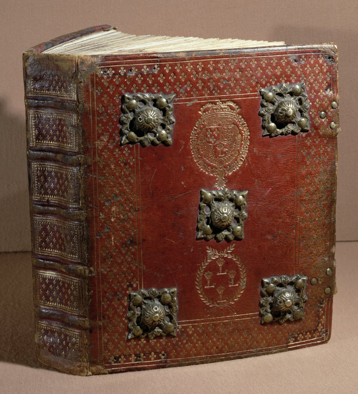 Cour des Comptesin Livre Ferre (nahka ja vellum) tekijältä French School