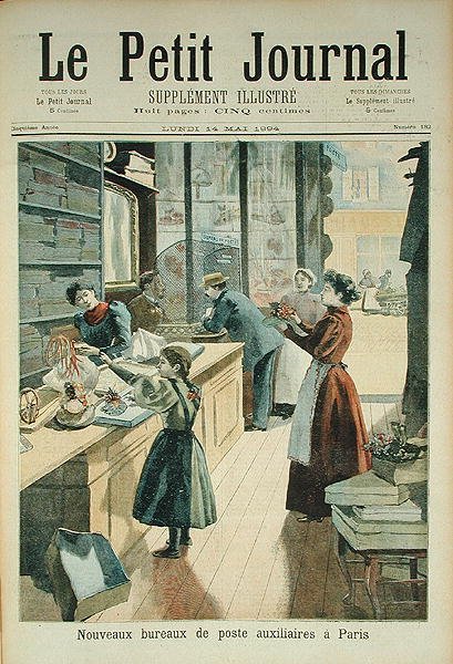 Pariisin uusi apuposti, Le Petit Journal, 18. toukokuuta 1894 tekijältä French School