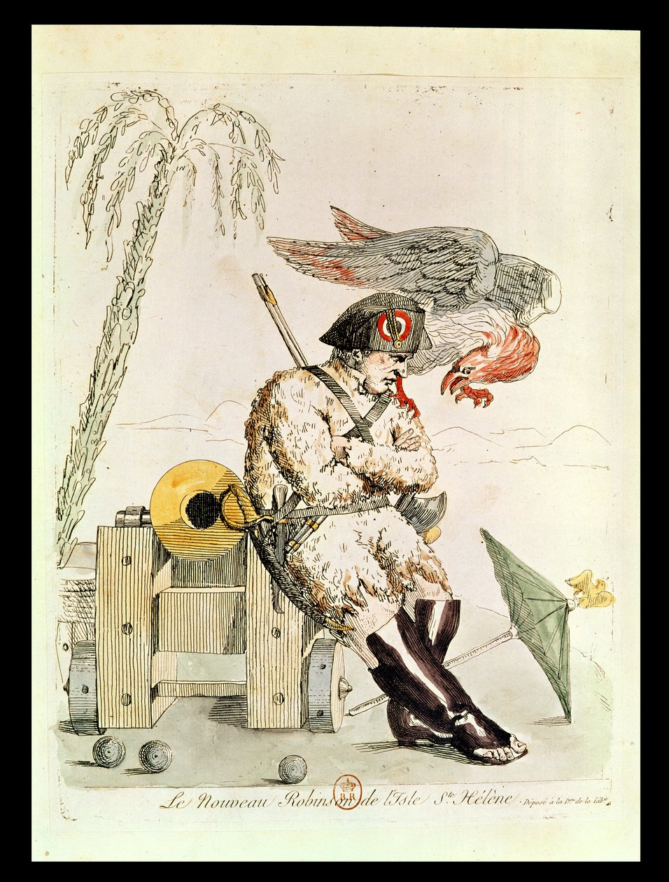 Pyhän Helenan uusi robinson, 1815 tekijältä French School