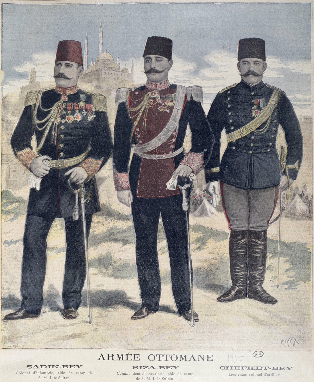 Ottomaanien armeija, 1895 tekijältä French School
