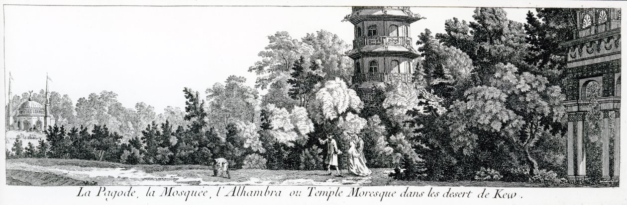 Pagoda, moskeija ja Alhambra tai maurien temppeli Kew