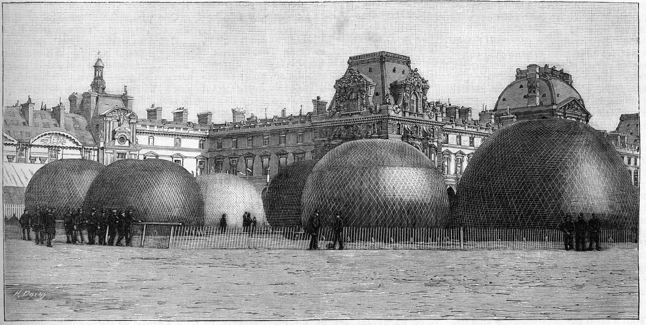 Parc des balloons pystytettiin Tuileries