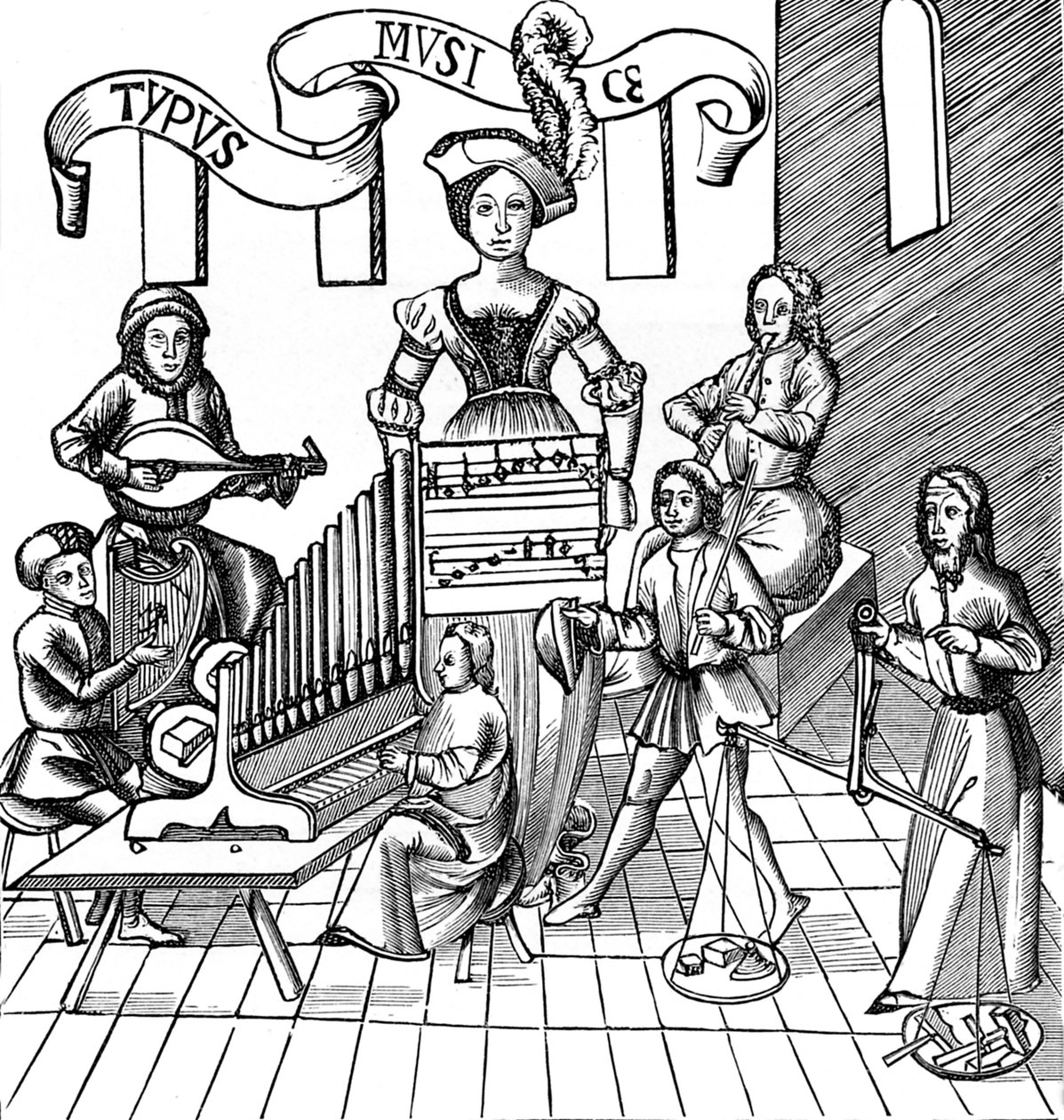 "Musiikin personifikaatio" tekijältä French School