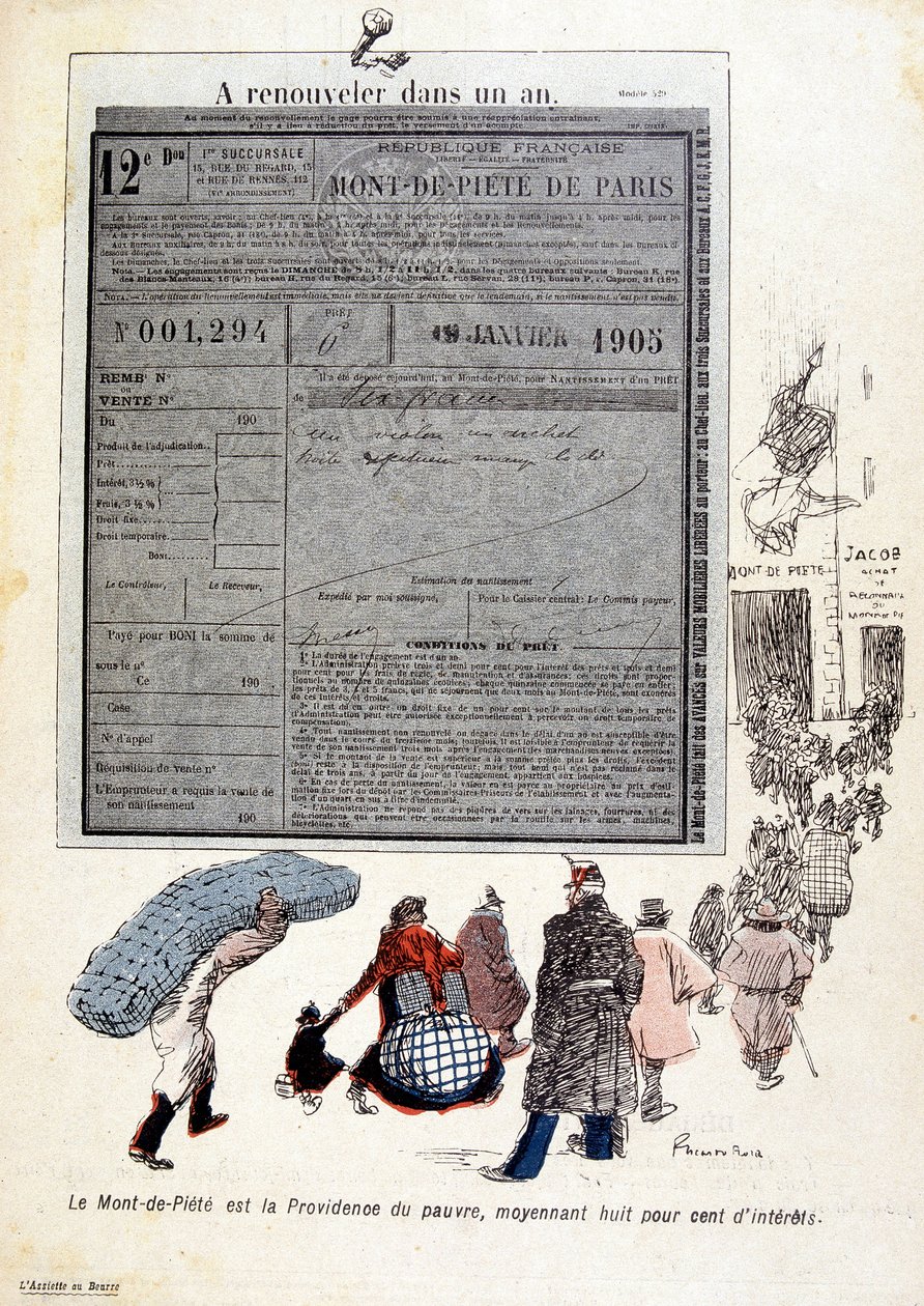 Hurskausvuori: Hurskausvuori on köyhien huolenpito, kahdeksansadan prosentin eduista - elokuvassa "The Butter Plate" n¡du 6.3.1905 tekijältä French School