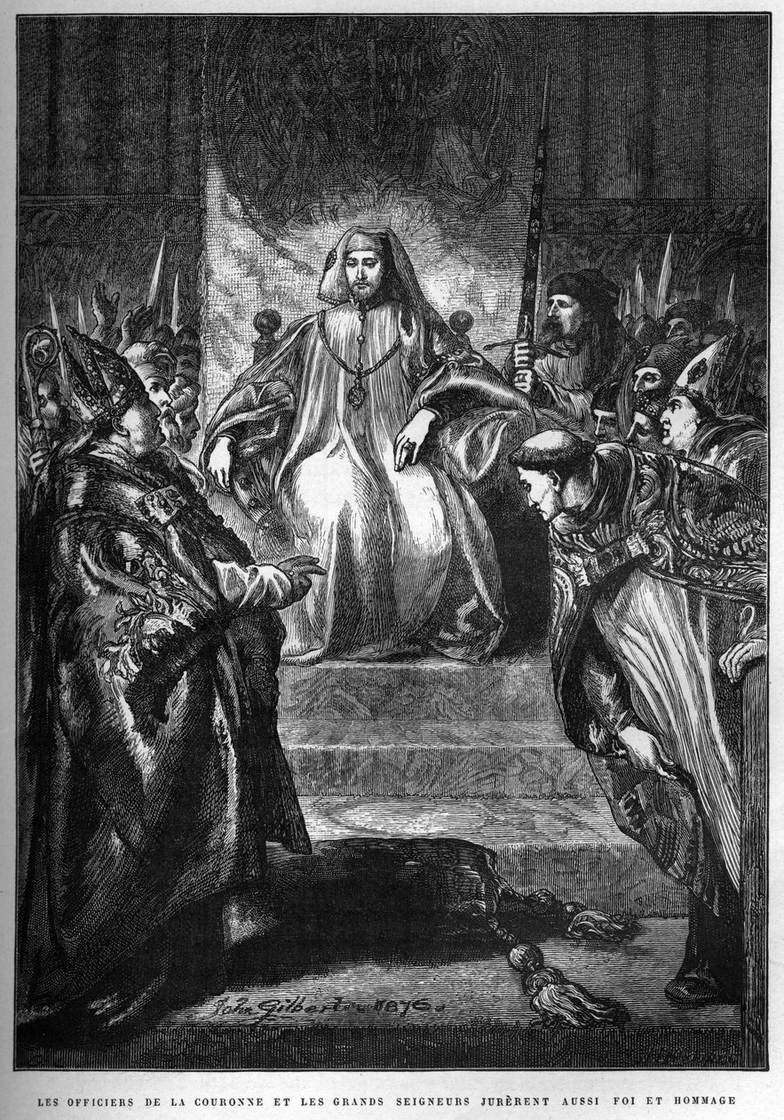 Henrik IV:n (1367-1413) Englannin kuninkaan julistus tekijältä French School