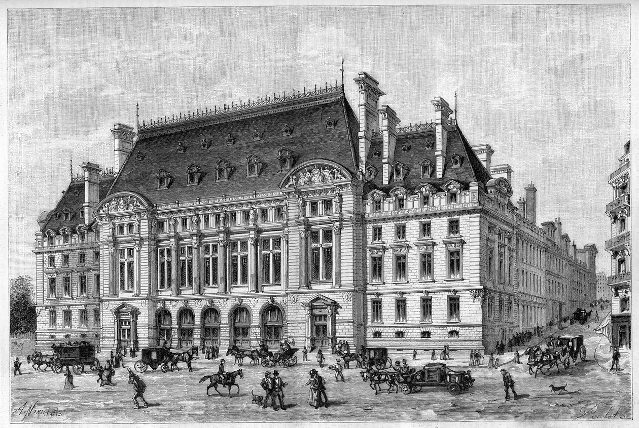 Sorbonne kunnostettiin vuonna 1887 rue des Ecoles -kadulta. tekijältä French School