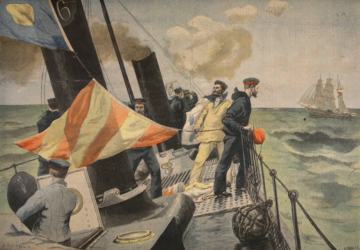 Espanjan Amerikan sota, kuva Le Petit Journalista: Supplement illustre, 1898 tekijältä French School