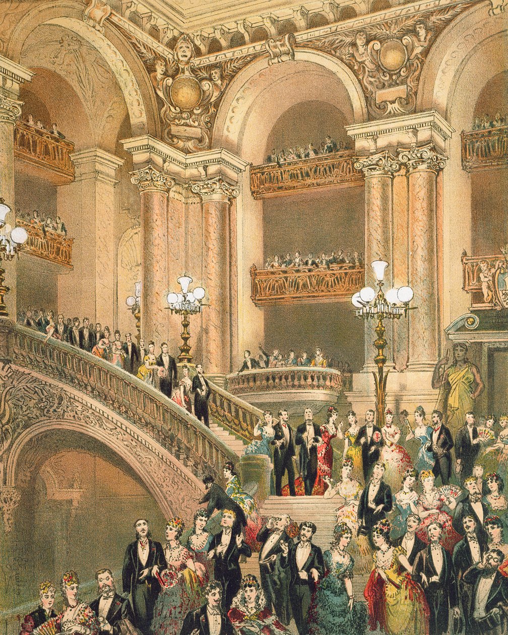 Oopperan portaat, n. 1875 tekijältä French School