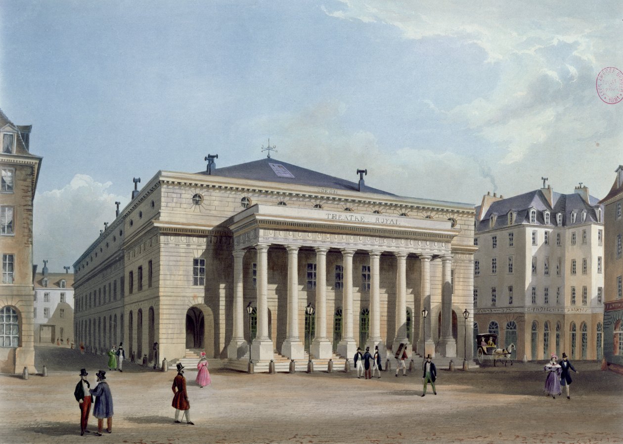 Theatre de lOdeon, n. 1830-40 tekijältä French School
