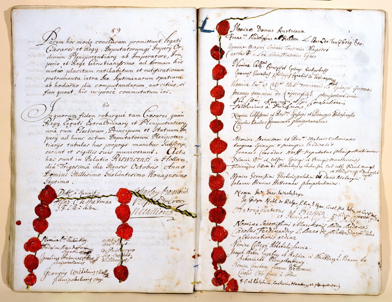 Ryswickin sopimus, 30. lokakuuta 1697 tekijältä French School