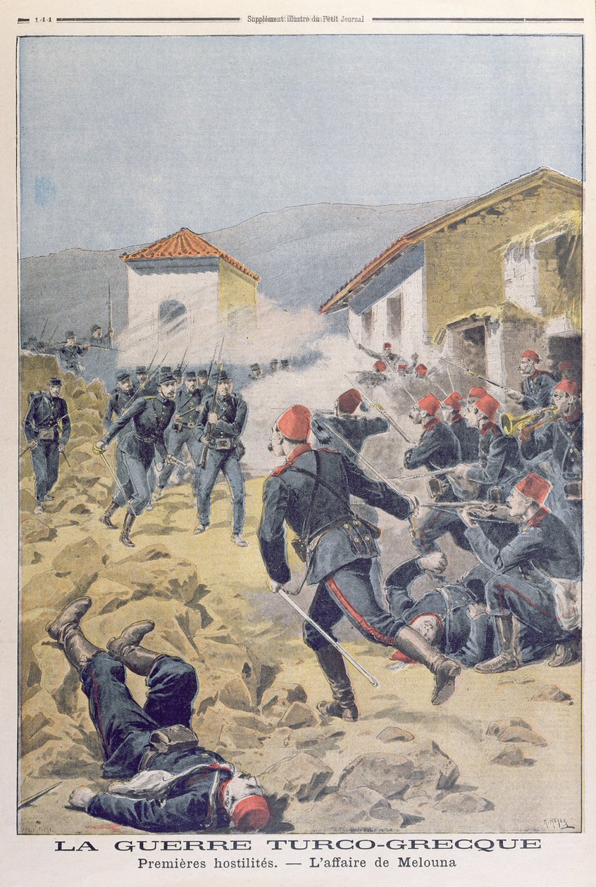 Turkon ja Kreikan sota, Le Petit Journal, toukokuu 1897 tekijältä French School