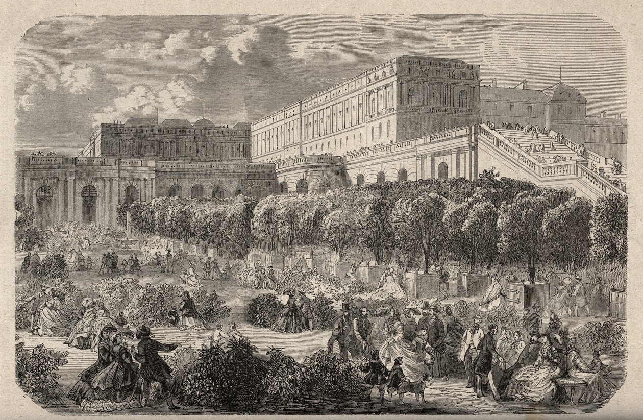 Versailles Orangerie - Orangerie du chateau de Versailles - kaiverrus "" PATRIE" - PECTUREQUIREQUE RANSKAN KUVAUS 6 OSASSA LUCIEN HUARD - 1800-luvun loppu tekijältä French School