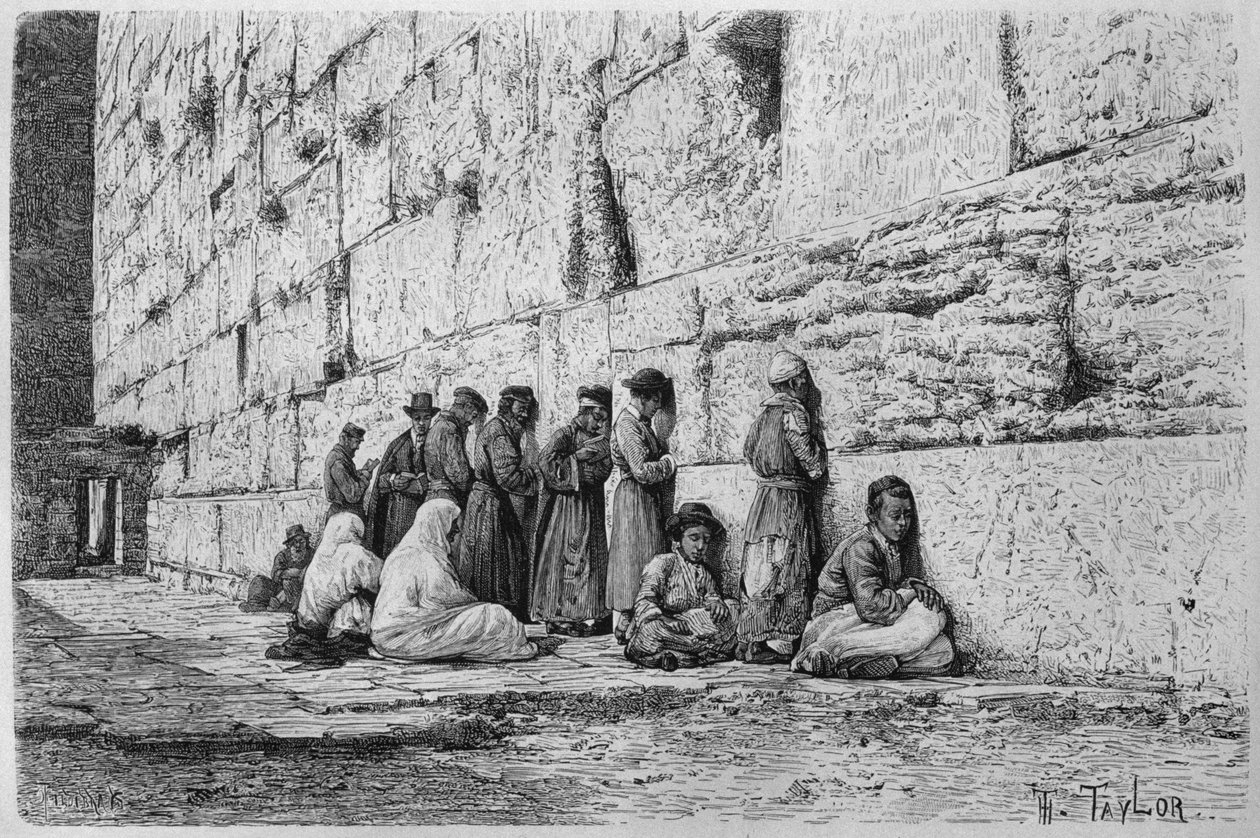 Ittumuuri Syyriasta tänään. Matkustaa Foinikiassa, Libanonissa ja Juudeassa. Louis Charles Emile Lortetin 1875-1880, 1884 (bw-kaiverrus) tekijältä French School