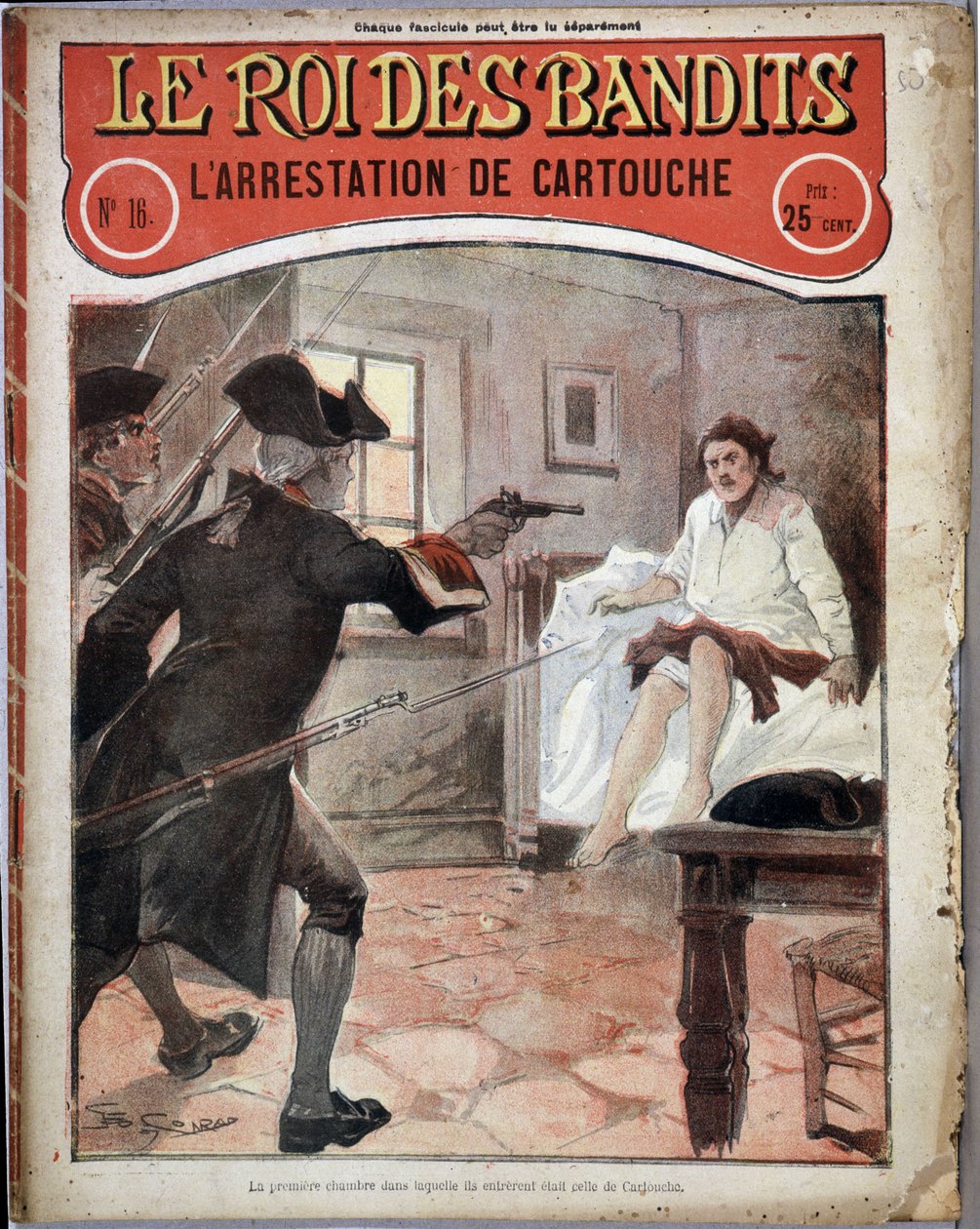 Patruunan pidätys - elokuvassa "The King of the Bandits", nro 16 tekijältä French School