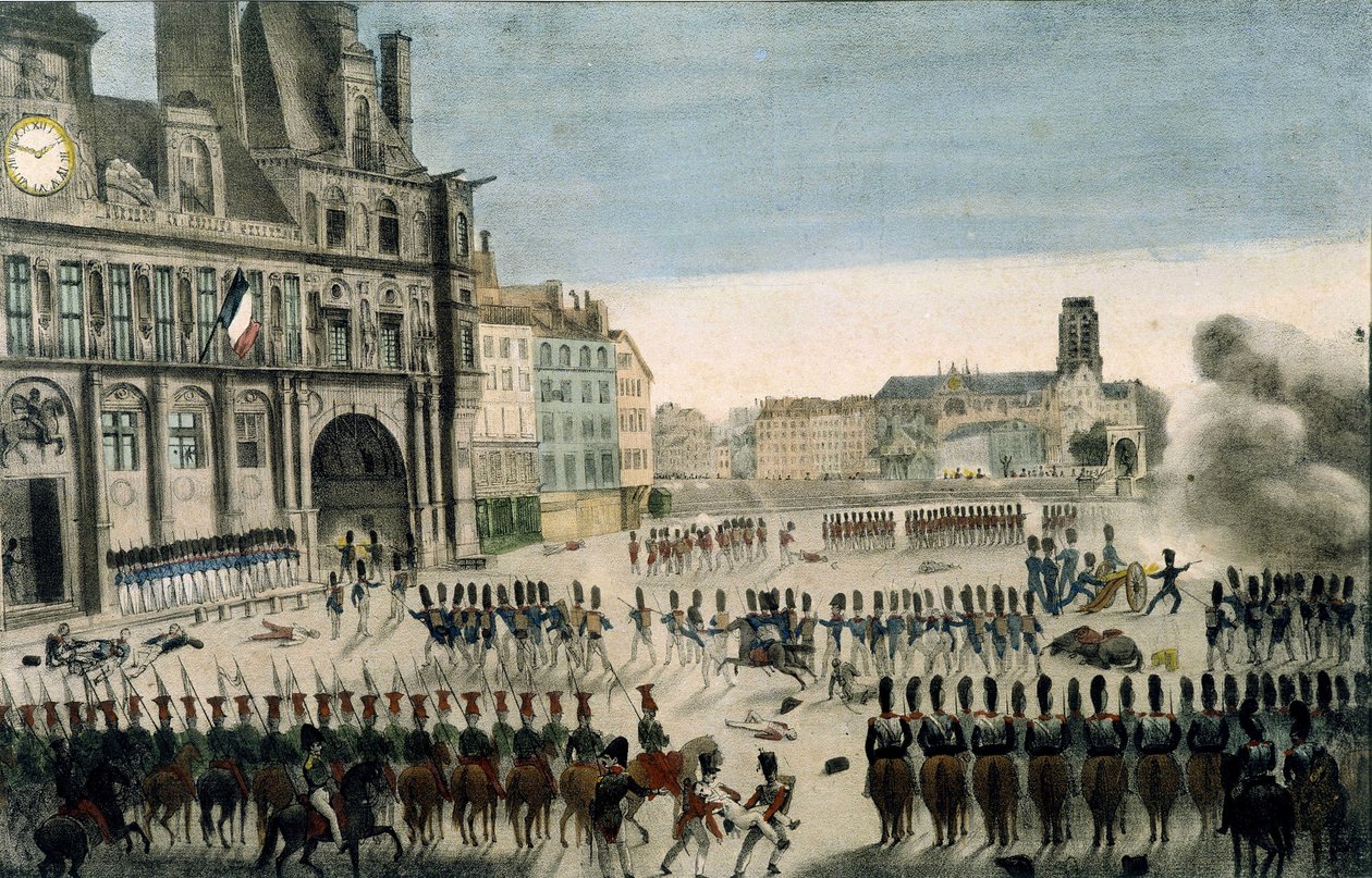 Hyökkäys Hôtel de Ville de Parisiin 28. heinäkuuta tekijältä French School