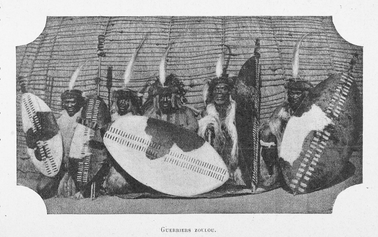 Ogooue-joen kanootit, piirros Henri-Victor du Pontin teoksesta L