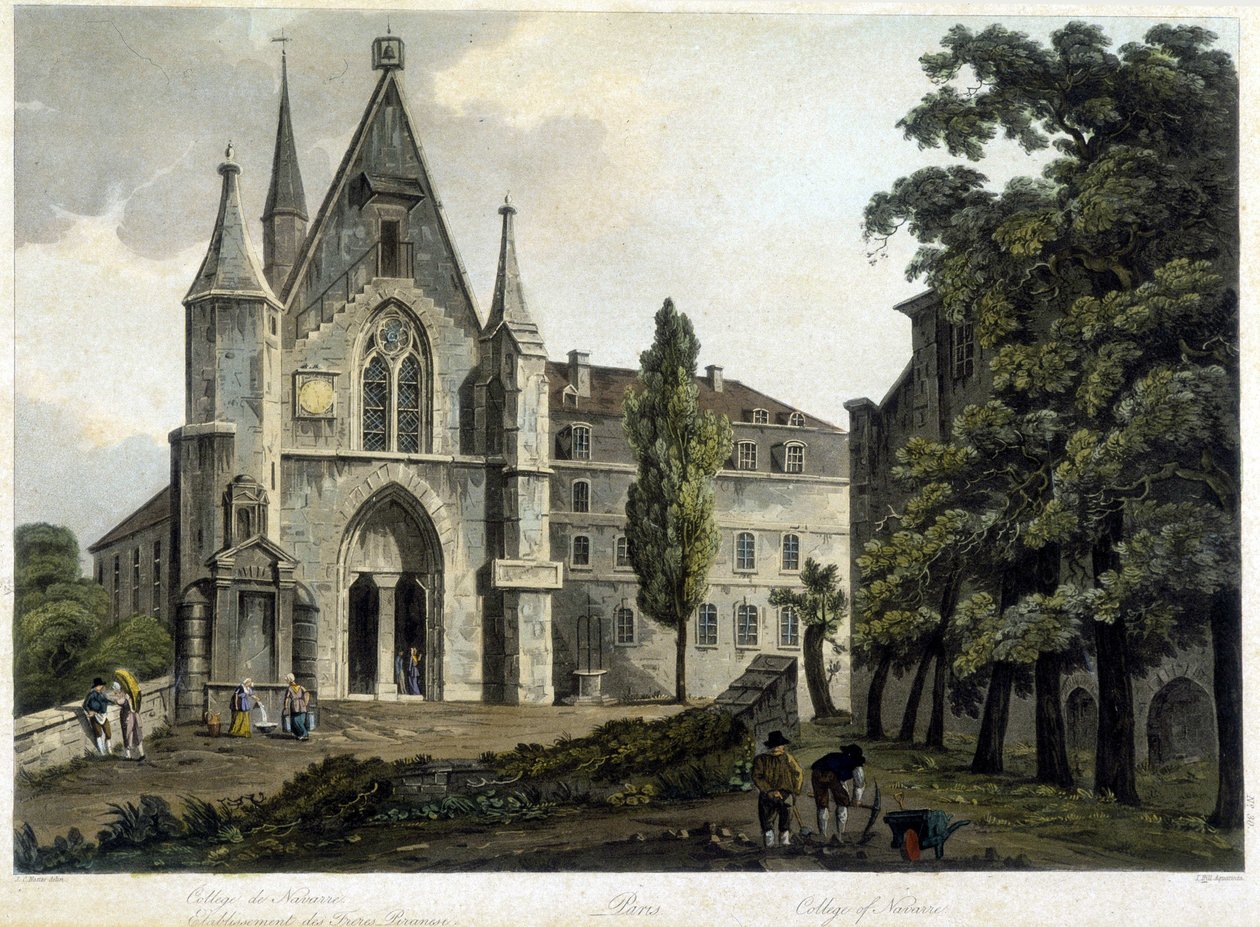 Navarran yliopiston kappeli noin 1804 (ammattikorkeakoulu). tekijältä French School