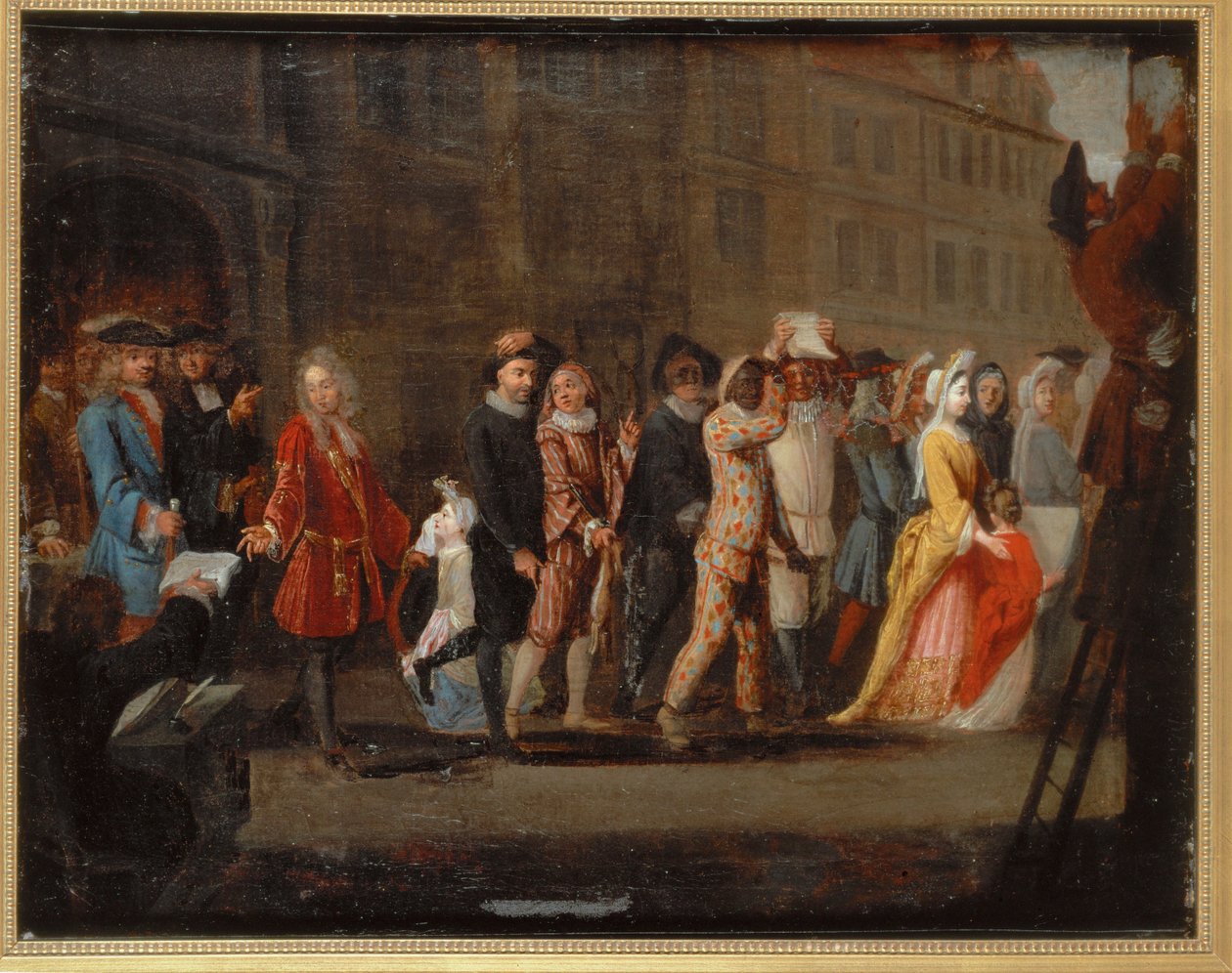 Näyttelijöiden karkottaminen Commedia dell