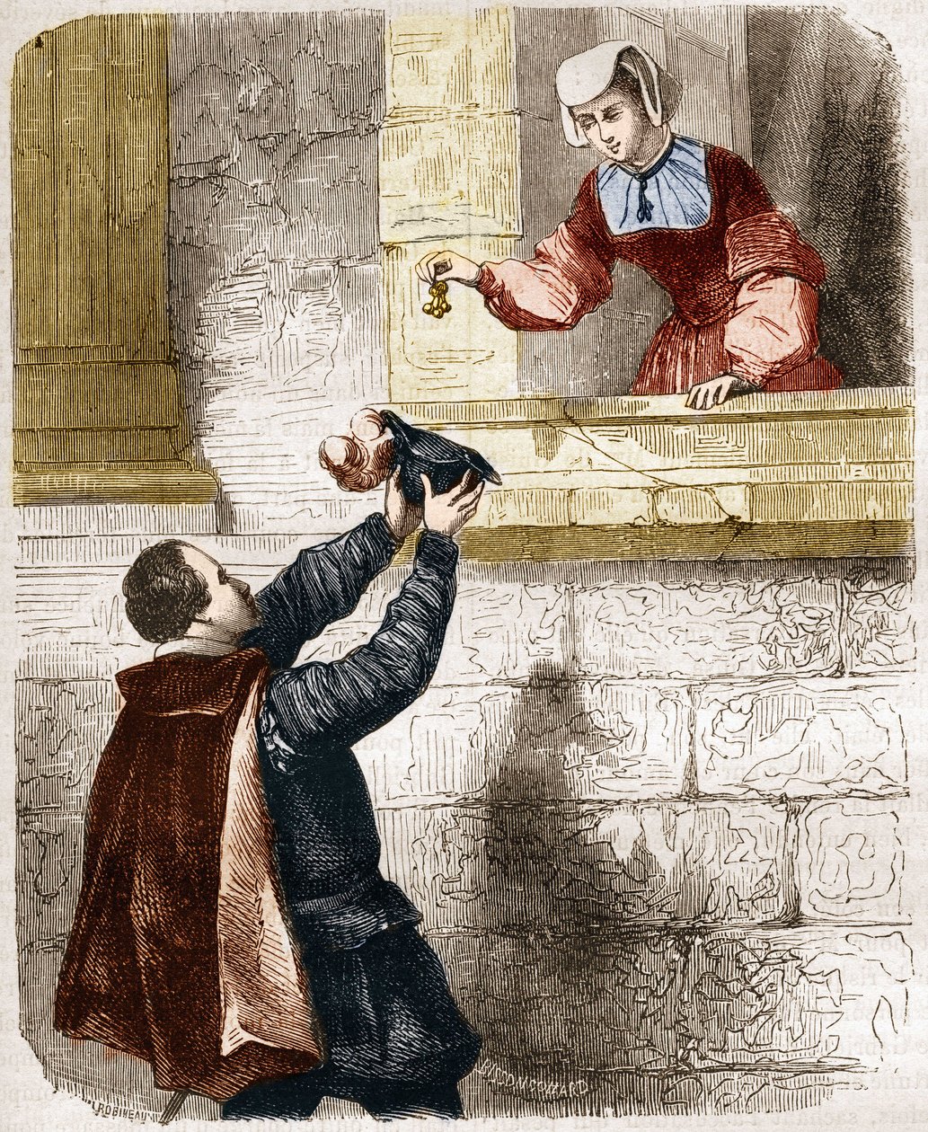 Kuningas Henrik II:n (1519-1559) ja Diane de Poitiersin (1499-1566) salaperäiset rakkaudet. Tohtori Th. -F. Debray. 1879. tekijältä French School