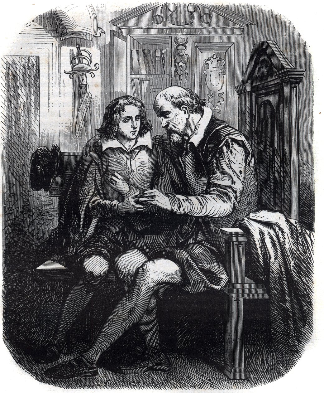 Paavi Pius II:n synnit (Enea Silvio Piccolomini, Aeneas Sylvius tekijältä French School