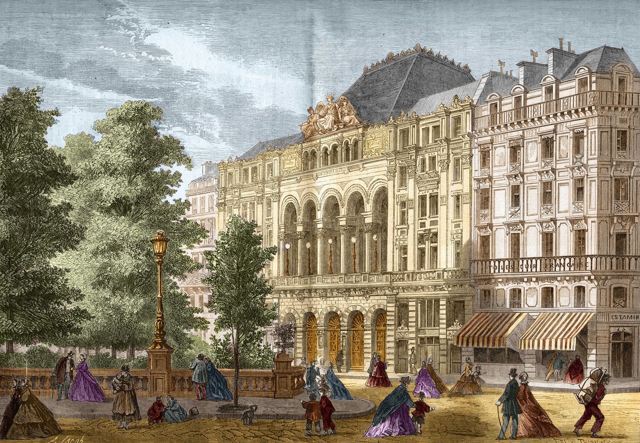 Gaiten teatteri Pariisissa vuonna 1862. tekijältä French School