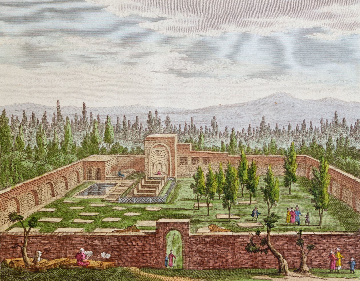Suuren persialaisen runoilijan Hafiz Shirazin (n. 1325-1388) hauta Shirazissa tekijältä French School