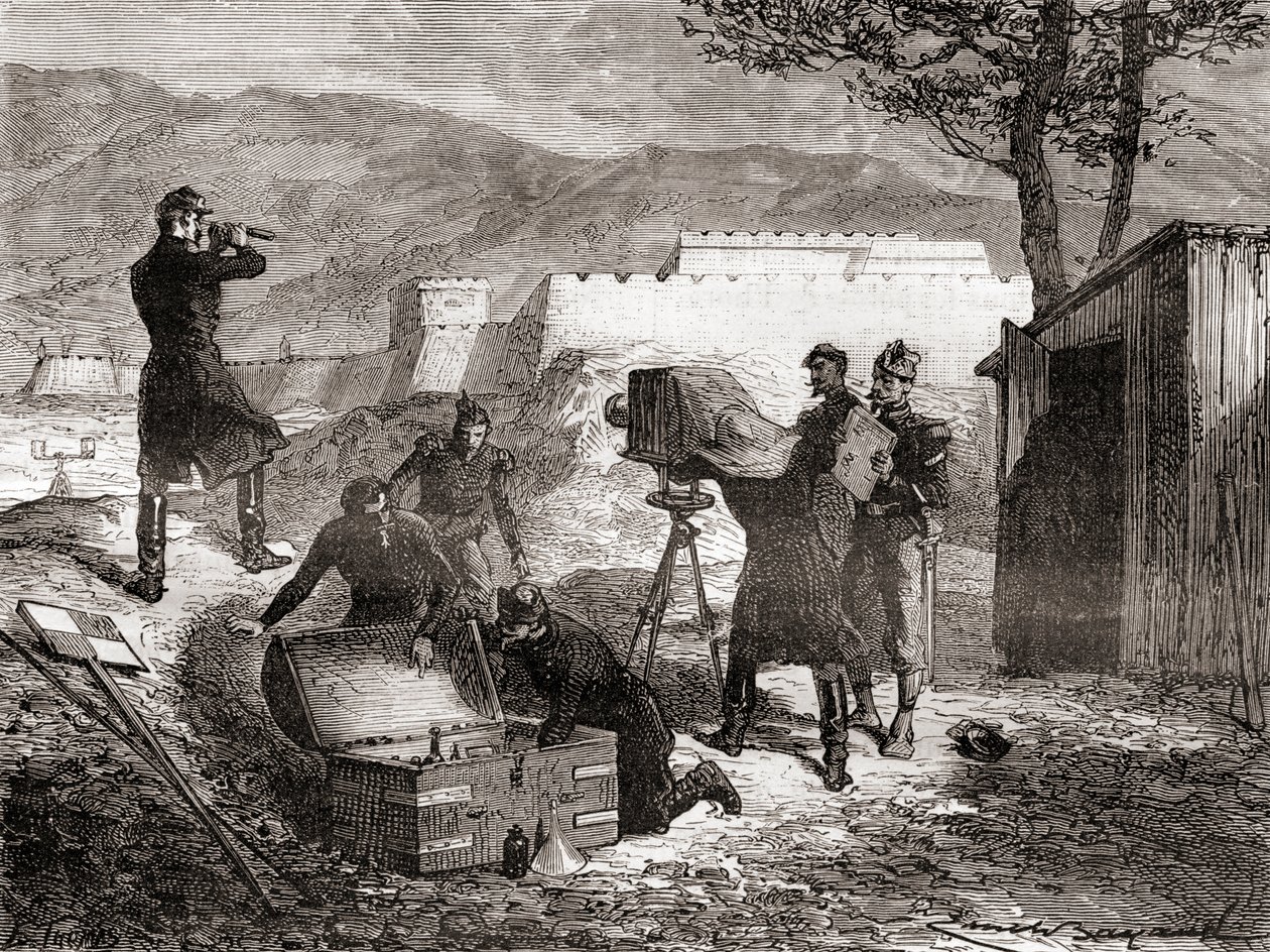 Ranskan armeijan valokuvauksen käyttö 1800-luvulla, Les Merveilles de la Science, julkaistu noin 1870 tekijältä French School