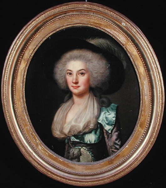 Louis Charles Joseph de Vergennesin vaimo (öljy kankaalle) tekijältä French School