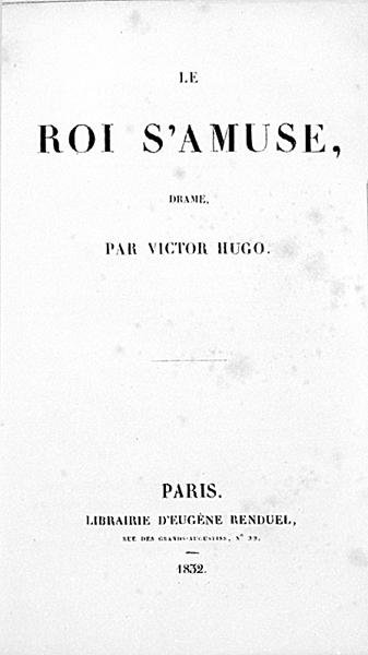 Victor Hugon (1802-85) Le Roi s