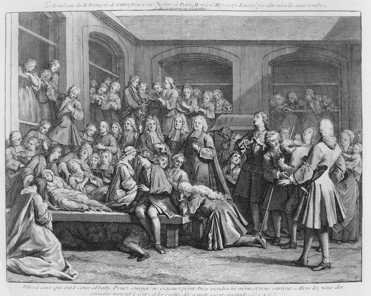 Francois de Parisin hauta Saint Medardissa tekijältä French School