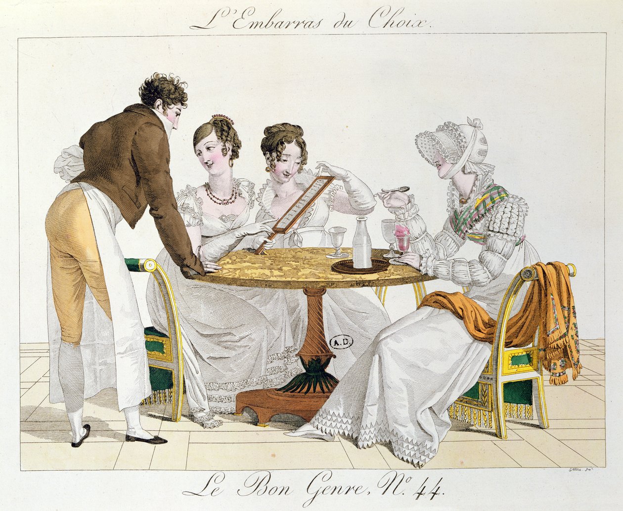 Too Much Choice, levy 44 Le Bon Genrestä, 1827 tekijältä French School