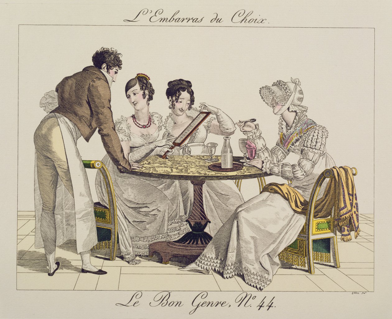 Too Much Choice, levy 44 Le Bon Genrestä, 1827 tekijältä French School