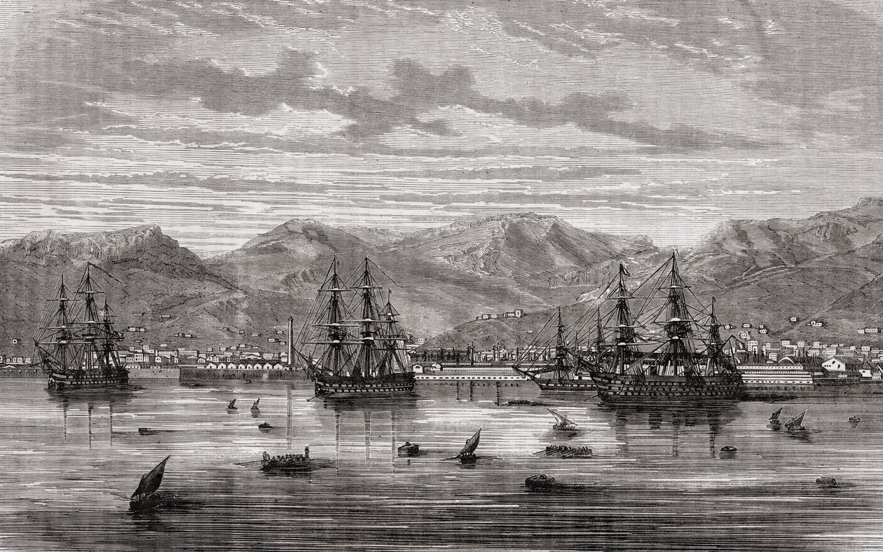 Toulon 1700-luvulla, Louis Blancin (1811-82) "Histoire de la Revolution Francaisesta" tekijältä French School