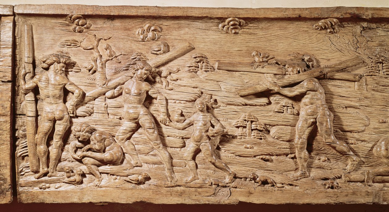 Puukauppa Brasiliasta, n. 1550 (puu) tekijältä French School