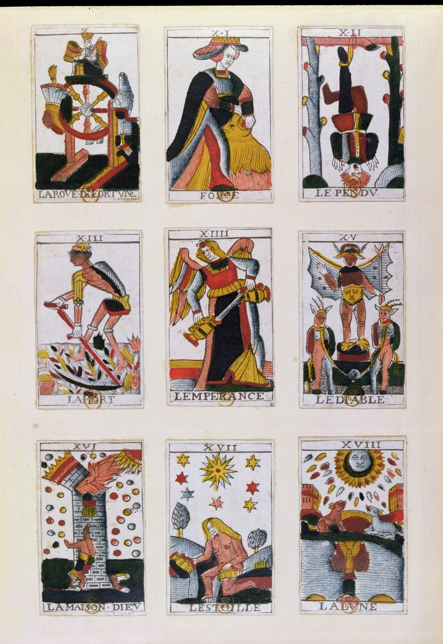 Perinteiset Tarot-kortit tekijältä French School
